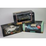 Three boxed 1:18 scale diecast models, to include Eagle Collectibles Land Rover Recovery LR0 0564,