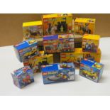 11 x Boxed Lego sets to include 1736 Wizard's Cart, 3054 Technic Motorcycle, 6009 Black Knight, 2