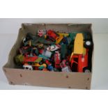 Quantity of 1960s/1970s play worn diecast models to include Matchbox Lesney, Corgi & Dinky plus a