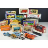 Collection of diecast models, boxed and loose to include playworn, including boxed Corgi Concorde,