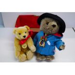 Ltd edn Steiff Paddington Bear 50th Anniversary bear with tag and certificate plus a Steiff