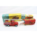 Two boxed Corgi Major Chipperfield's diecast models to include 1121 Circus Crane Truck (diecast