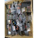 Very large collection of cased Hatchette diecast Tractor models on plastic bases