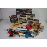 Group of diecast models, boxed and loose, to include Matchbox, Corgi, Lledo, Burago etc
