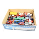 18 Diecast construction & commercial models to include Corgi Heavy Haulage, Dinky, Siku &