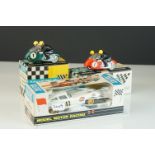 Two boxed Triang Scalextric slot cars to include B2 Hurricane in green, with correct colour spot box