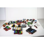 Collection of playworn Ertl Thomas the Tank Engine trains, carriages and other vehicles. Approx. 60