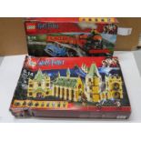 Two boxed Lego Harry Potter sets to include 4841 Hogwarts Express (missing Ron minifigure, brown &