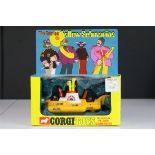 Boxed Corgi 803 The Beatles Yellow Submarine diecast model, diecast excellent, box excellent with