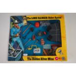 Boxed Marx Toys The Lone Ranger The Hidden Silver Mine. Three small tears to back of packaging but