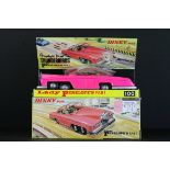 Boxed Dinky 100 Thunderbirds Lady Penelope's Fab 1 diecast model in fluorescent pink, complete