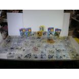 Collection of 59 boxed/bubbled diecast model planes to include 54 Del Prado Aircraft of the Aces (