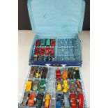 Matchbox Carry case with 33 x play wirn diecast models to include Matchbox and Corgi featuring Corgi