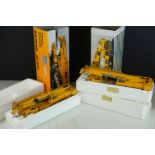 Two boxed 1/50 Conrad Demag diecast construction models to include 2081 AC335 and 2081 AC435, some