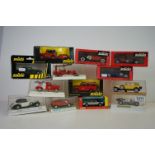 12 Boxed / cased Solido diecast models to include l age d'or x 7, 180 Mercedes c111 Geneve etc