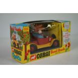 Boxed Corgi 808 Basil Brush diecast model in near mint condition complete with inner soundbox and