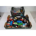 Collection of Playworn diecast and plastic models to include Matchbox Speedkings, Corgi, Days Gone