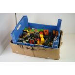 Collection of diecast and plastic construction, commercial and road models to include Joal, Corgi,