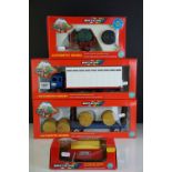 Four boxed Britains 1:32 scale commercial vehicle models, to include 9572 Massey Ferguson Trailer,