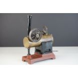 Carette of Nuremburg (1920) Stationary Steam Engine, 9.5" in height, base 6" x 3" approx