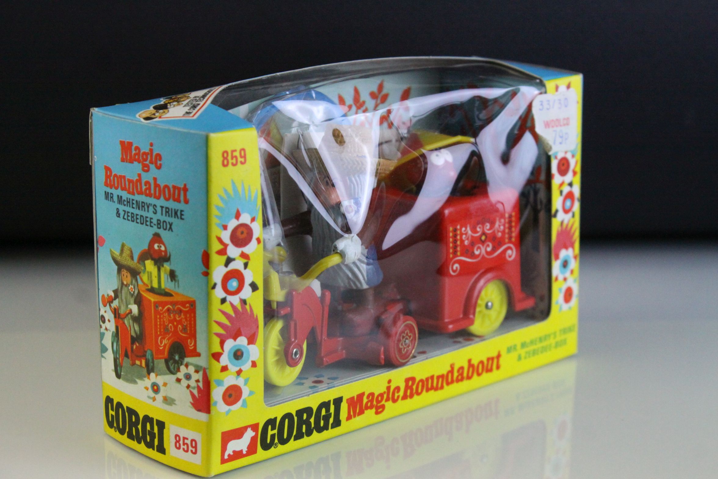 Boxed Corgi 859 Magic Roundabout Mr McHenry's Trike & Zebedee-Box diecast model, complete and near - Image 2 of 8