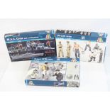 Three boxed 1:35 Italeri figures sets to include 5611 MAS Crew and accessories (sealed), 5616 Vosper