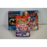Retro Gaming - Nintendo Entertainment System NES games to include Double Dragon, Batman and Chip '