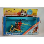 Boxed Galoob A Team Combat Attack Gyrocopter with figure of Murdock, missing bombs