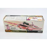 Boxed Dinky 354 Pink Panther dynamic power model, complete and near mint