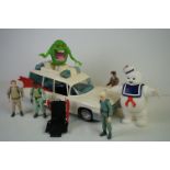 Collection of original Kenner The Real Ghostbusters action figures and vehicle to include Ecto-1,p 4