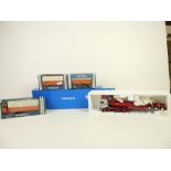 Four boxed Volvo diecast haulage models to include Conrad 280620 4314 and 2 x Nacoral 202 & 1 x