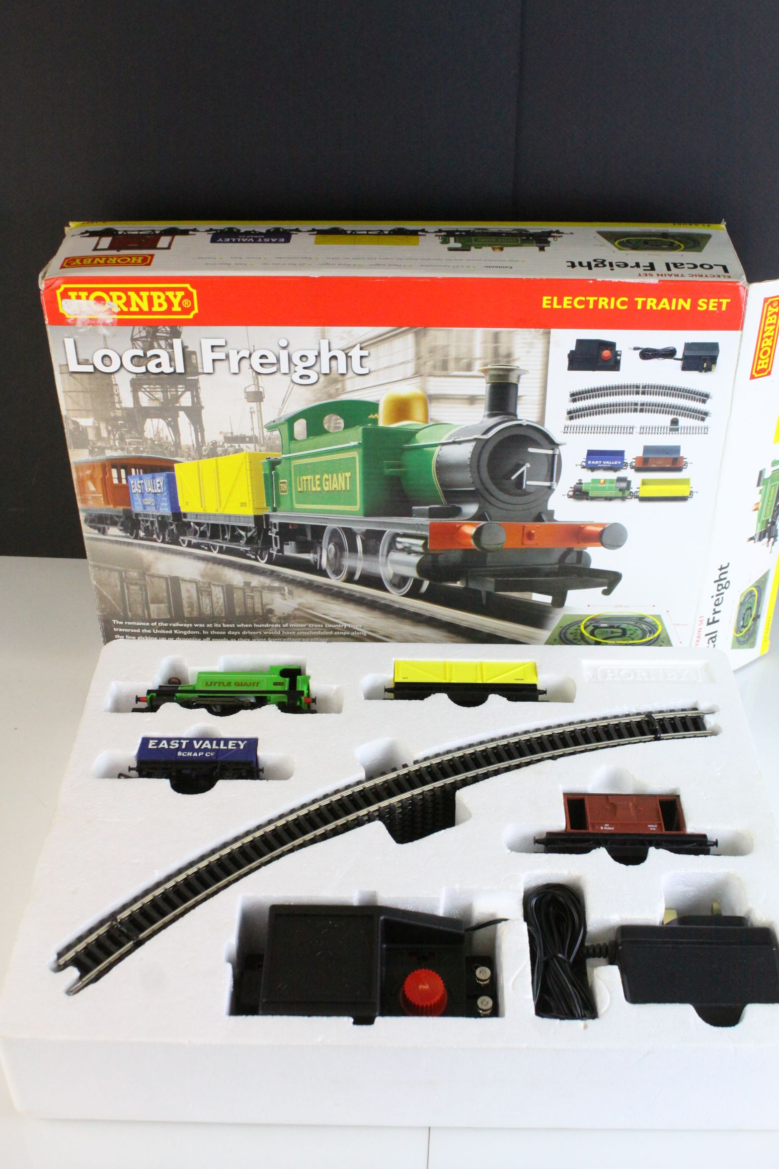 Boxed Hornby OO gauge R1085 Local Freight electric train set, complete and vg - Image 2 of 6