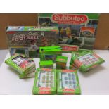 LW Subbuteo to include 8 x boxed teams (633 Reading (missing one), 3 x Manchester United, 415 Italy,