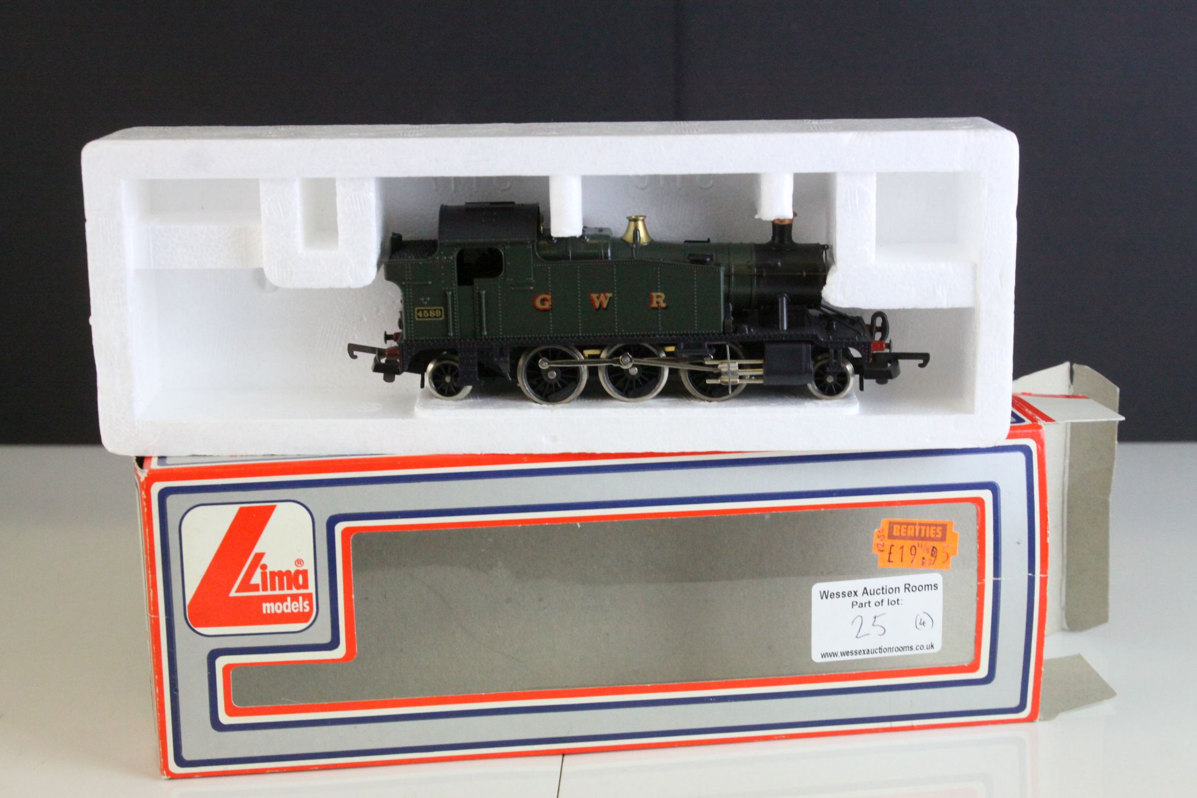 Four boxed OO gauge locomotives to include 2 x Lima (205111MWG GWR 2-6-2 & 205117MWG GWR 0-6-0) - Image 5 of 13