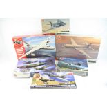 Six 1:72 scale boxed Airfix unbuilt plastic model kits to include Lockheed F-1167A Nighthawk,