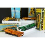Four boxed Conrad 1/50 Liebherr diecast construction models to include 2831 Liebherr HS881, 2082
