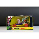 Boxed Corgi Comics 809 Dick Dastardly Racing Car with Muttley diecast model, complete and