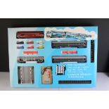 Boxed Jouef 7435 Electric Train Set with level crossing, complete with accessories and all 6 x cars