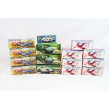 15 Boxed plastic Friction Powered models, all made in Hong Kong, to include 7 x Fast Racer, 4 x