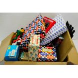 Nine boxed slot car accessories plus additional unboxed examples to include Scalextric A202 Racing