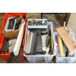 Large quantity of model railway accessories and items, to include OO gauge track, points,