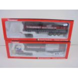 Boxed diecast Mammoet 1:50 Scania Roadtrain, with certificate, together with a further boxed example