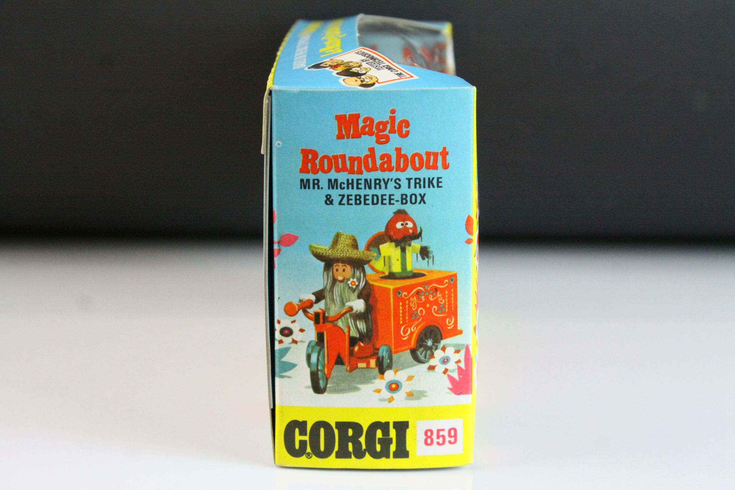 Boxed Corgi 859 Magic Roundabout Mr McHenry's Trike & Zebedee-Box diecast model, complete and near - Image 6 of 8