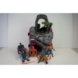 Masters of the Universe - Playworn He-Man: Masters of the Universe Snake Mountain playset, appearing