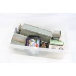 Quantity of OO gauge trackside buildings featuring plastic, cardboard and composition examples,