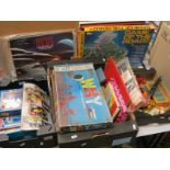 Collection of board games to include Alfred Hitchcock's Why, AA Game of the Road, etc, Plus boxed