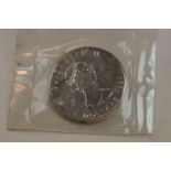 A Canadian 1989 .999 fine silver Five Dollar coin.