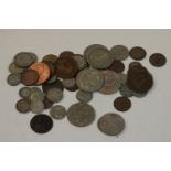 A small collection of British pre decimal coinage to include a quantity of silver examples