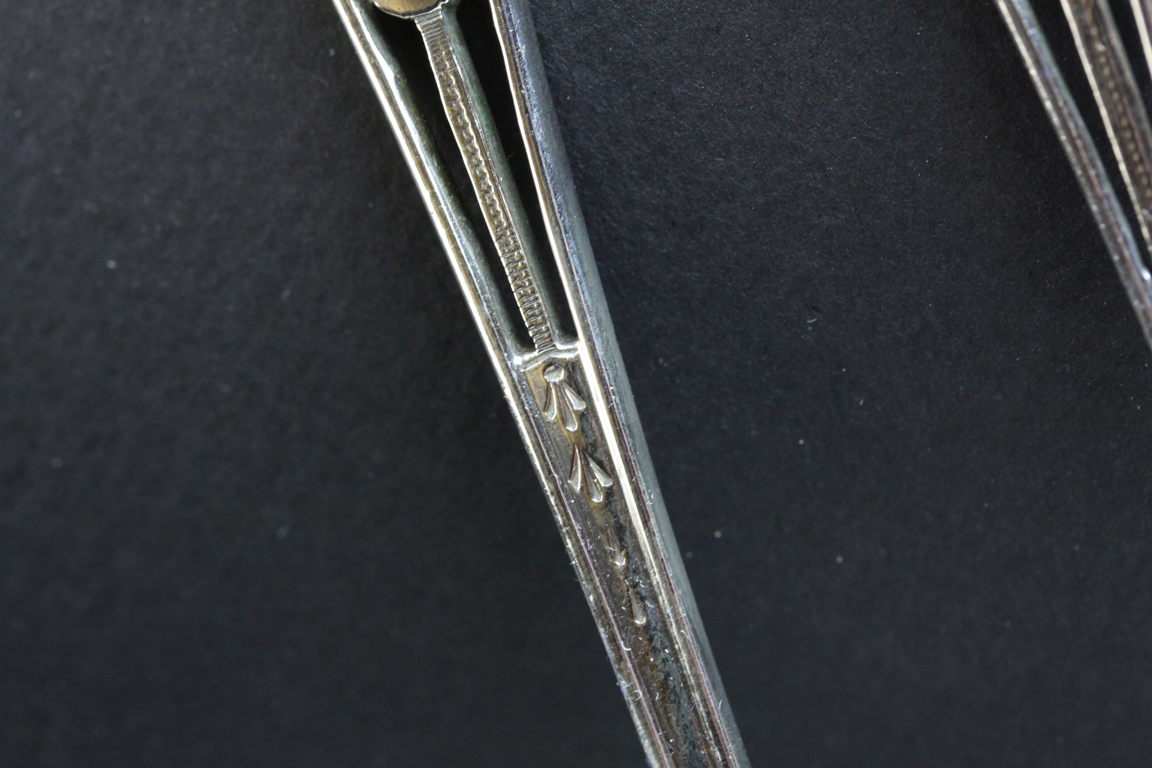 Early twentieth century matched silver Christening set comprising spoon, fork and napkin ring, - Image 7 of 8