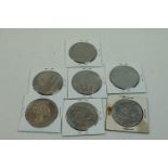Seven United States Of America Eisenhower Dollar Coins, to include a 1973 (S), 1972 (D) together